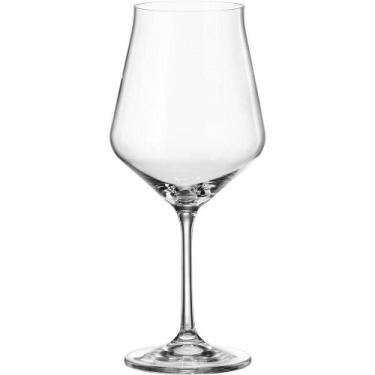 Imagem de Bohemia Lida Taça Vinho 23X10X10Cm 580Ml Cristal Transp 6Pç