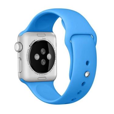 Imagem de Pulseira Silicone Sport Compativel com Apple Watch 42mm a 49mm - Pools
