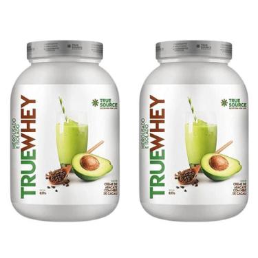 Imagem de Combo 2un True Whey isolado e hidrolisado 837g-TRUE SOURCE, Creme de a