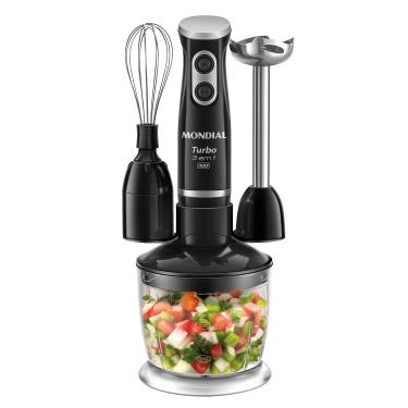 Imagem de Mixer Mondial Turbo 3 em 1 Inox M-18-BI 500W Função Turbo