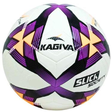 Imagem de Bola de Futebol Kagiva Slick Society, White