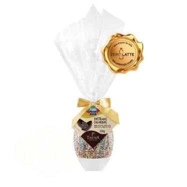 Imagem de Ovo de Páscoa Chocolate Pastilhas Coloridas Tnuva Vegano 200g