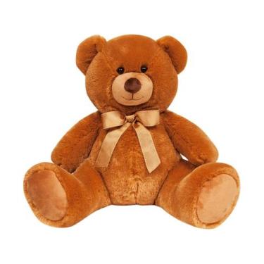 Imagem de Pelucia urso charles chic caramelo 42cm buba, Caramelo, Urso