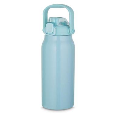 Imagem de Garrafa Litrão com Alça e Bico 1,7L em Aço Inox Azul - GlobalUp 365