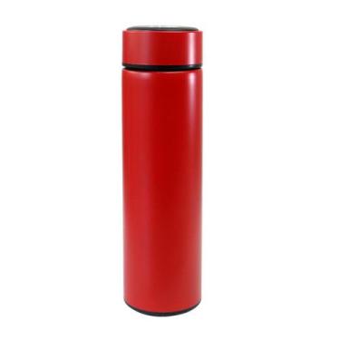 Imagem de Garrafa isotérmica de aço inox com infusor 400ml - Golden Rio, Vermelh