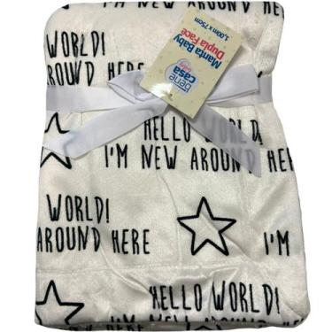 Imagem de Manta Bebê Dupla Face Oportunity Sherpa e Flannel Fleece 100x75 - Bene