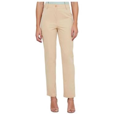 Imagem de Calça Feminina Infini Reta Bege Claro - 74361, 40, Bege