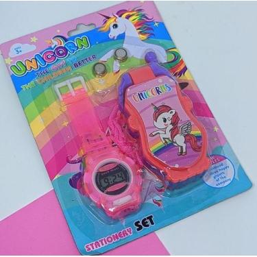 Imagem de Kit Relógio Digital Led Silicone Disney Super Heróis + Celular Infanti