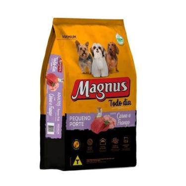 Imagem de Ração Magnus Premium Todo Dia 10,1Kg Cães Adultos Pequeno Porte Sabor 