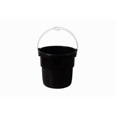 Imagem de Balde Plástico 8 Litros Preto - Astra