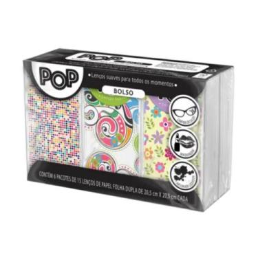 Imagem de Lenço De Papel De Bolso Pack 6 Unidades 15 Folhas Pop