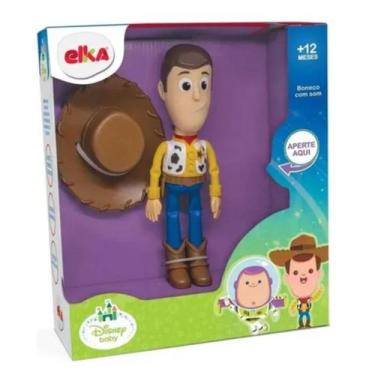 Imagem de Boneco Woody Toy Story Disney Com Som Fala Frases 23cm - Elka