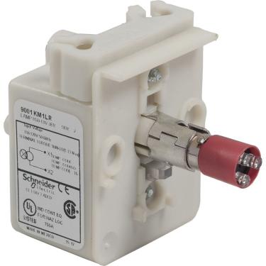 Imagem de Módulo de Luz 9001KM1LR Led Alto Brilho Vermelho Schneider Electric 110V