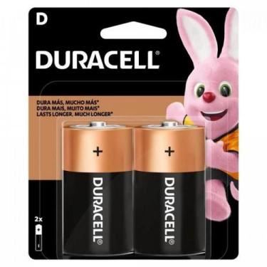 Imagem de Pilha Alcalina D MN1300 (C/2 Pilhas) Duracell