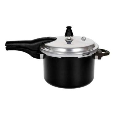 Imagem de Panela de Pressão 5,4L Indução Super Rev. Ceramico Preto Brinox