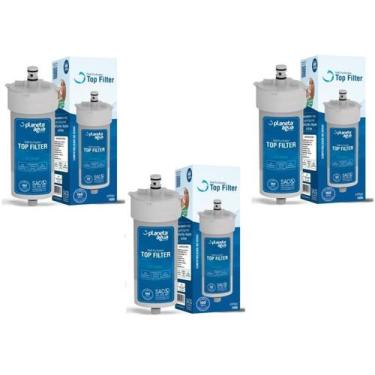 Imagem de 3 Refis Top Filter Durin H2O Impac Cristal, Mallory, Mondial - PLANETA