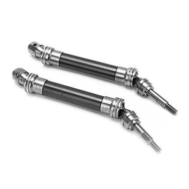 Imagem de Conjunto do eixo de acionamento dianteiro, conjunto do eixo de acionamento dianteiro CVD durável destacável com parafuso de porca para carro RC 4x4 4wd para carro RC 1/10(Preto)