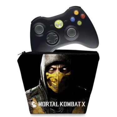 Imagem de Capa Compatível Xbox 360 Controle Case - Mortal Kombat X A - Pop Arte