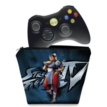 Imagem de Capa Compatível Xbox 360 Controle Case - Street Fighter 4 B - Pop Arte