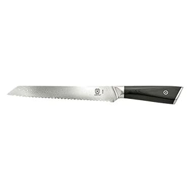 Imagem de Mercer Culinary Faca serrilhada para pão Damasco Blade VG-10 de 20 cm, cabo G10