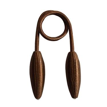 Imagem de Acessórios de haste de cortina de fixação de corda de liga de liga de laço de cortina forte, caril leve