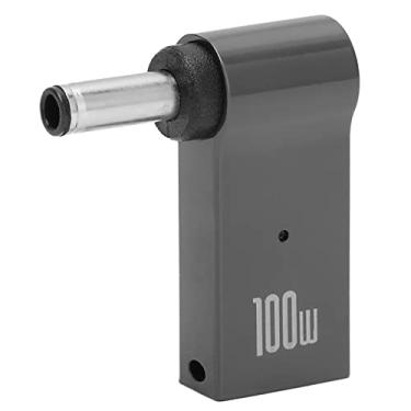 Imagem de Conversor de carga PD, 100W 5A Tipo C fêmea para macho 4.5x3.0mm Adaptador PD para Laptop DELL, Adaptador de carga portátil Shell de liga de alumínio PD com velocidade de