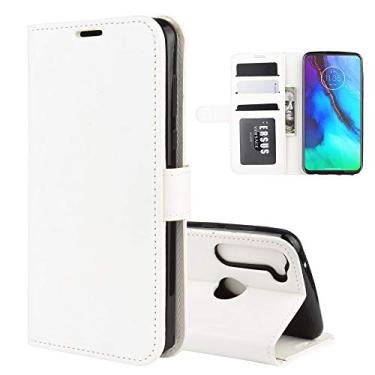 Imagem de HONGYAN Capa de telefone Para Motorola Moto G Stylus R64 Texture Capa protetora horizontal única com suporte e slots de cartão, carteira e porta-retratos Capa protetora