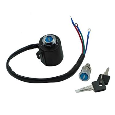 Imagem de Para Harley Sportster XL 883 1200 96-00 01 02 03 OEM Interruptor de ignição e chaveiro de ciclismo varejo