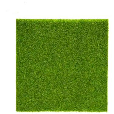 Imagem de Tapete de área de grama artificial Koulate, grama para animais de estimação para decoração de pátio interno e externo gramado de paisagem, 30*30cm, 1