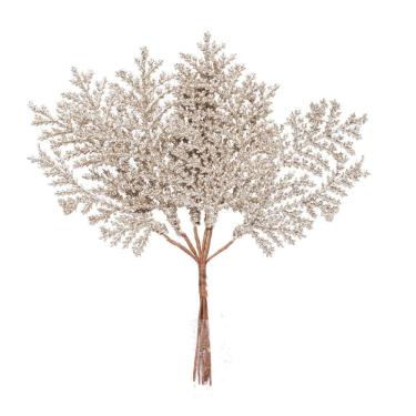 Imagem de Pick Folha Natalino Nude 1un 15x8x1cm 1920193