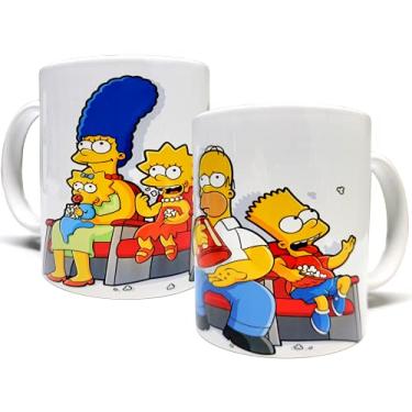 Imagem de Mean Muggin Caneca de café Simpsons 29 ml - Cerâmica de grau A - Embalagem de espuma de presente