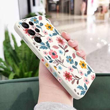 Imagem de Brilliant Flowers Phone Case para Samsung Galaxy S22 S21 S20 Ultra Plus FE S10 S9 S10E Note 20 Ultra 10 9 Plus Cover, branco 1, para Galaxy S9
