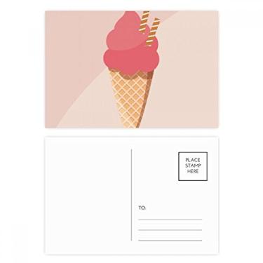 Imagem de Biscuits Egg Cone Red Ice Cream Card Set Birthday Mailing Thanks Greeting Card