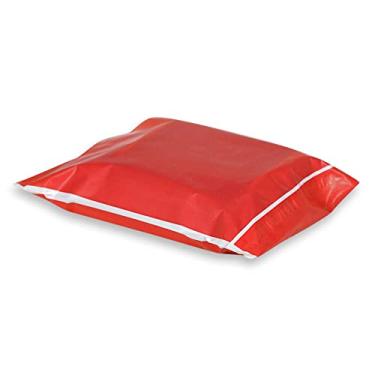 Imagem de Envelope Segurança 32 X 20cm 250 unidades Vermelho Ecológico Cinza Reciclado Saco Correios E-commerce Embalagem Fácil