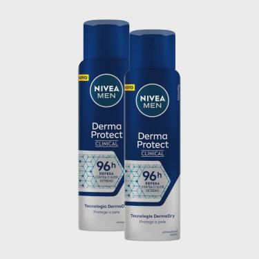 Imagem de Kit 2 Desodorante Nivea Men Derma Protect Clinical Antitranspirante Aerosol 150ml