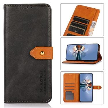 Imagem de For Motorola Moto E40 / E30 / E20 KHAZNEH Dual-color Cowhide Texture Flip Leather Phone Case