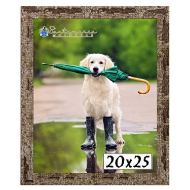 Imagem de Moldura Porta Retrato 20X25 Marrom