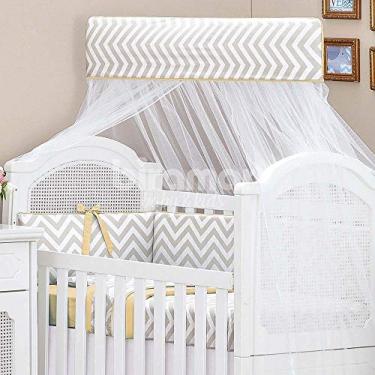 Imagem de Biramar Baby Enx. 11 Pcs C/ Mosq. Brooklyn Chevron Cinza/Amarelo Amarelo