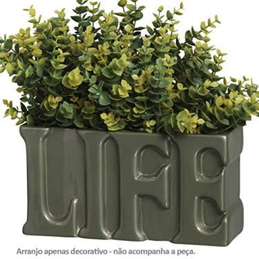 Imagem de Cachepo Lyfe Ceramicas Pegorin Ônix