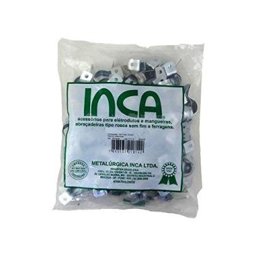 Imagem de Kit C/ 100 Abraçadeira Tipo D Com Cunha 1/2 Inca