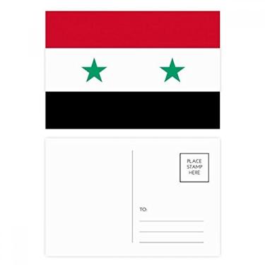 Imagem de Conjunto de cartões postais com bandeira nacional da Ásia e países da Ásia para enviar cartões de agradecimento