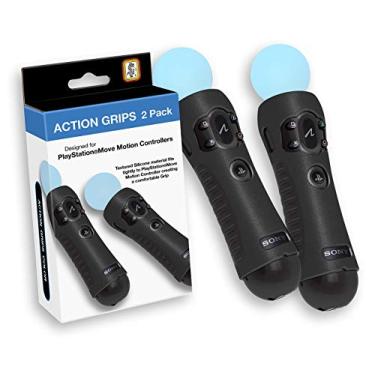 Imagem de Officially Licensed Sony PlayStation Action Grips for PlayStation Move Motion Controllers – Textured Silicone