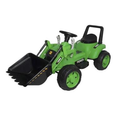 Trator Infantil com Assento Ajustável e Volante Funcional John Deere para  Crianças de 18 a 36 meses, Verde - Dular