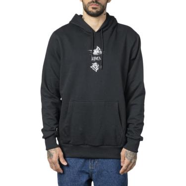 Imagem de Moletom RVCA Canguru Tiger Beach WT23 Masculino-Masculino