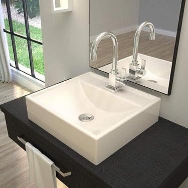 Imagem de Cuba para Banheiro Q39W Ravena Compace Bege