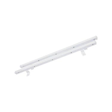 Imagem de Jogo De Varal Fixo 60 Cm Para Teto Ou Parede Branco - Cor: Branco