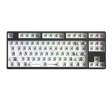 Imagem de Moniss C87 Tri-mode Wireless Keyboard Teclado mecânico de 87 teclas para jogos com todos os interruptores Modo BT mutável Modo com fio Modo sem fio de 2,4 GHz Kit de teclado personalizado