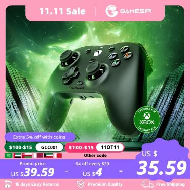 GameSir G7 SE Controle com Fio para PC, Xbox One, Xbox Series XS, Gamepad  para Jogos Plug and Play com Joysticks Hall/Gatilho Hall, Conector de Audio  de 3,5 mm : : Games