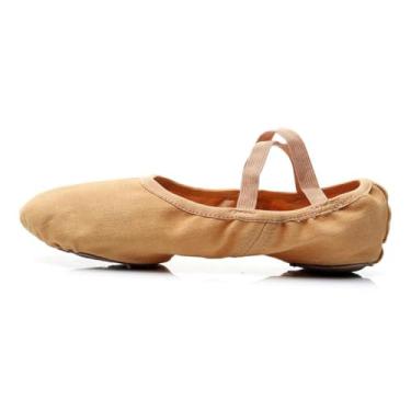 Imagem de PACKOVE 1 Par sapatos de balé infantil sapatos baixos sapatos de balé sapatos de balé de lona sapatos de dança adultos sapatos de bolso tecido elástico sapatos de exercício filho