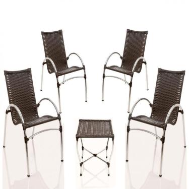 Imagem de Conjunto Poltronas Para Varanda Edícula Jardim Pedra Ferro